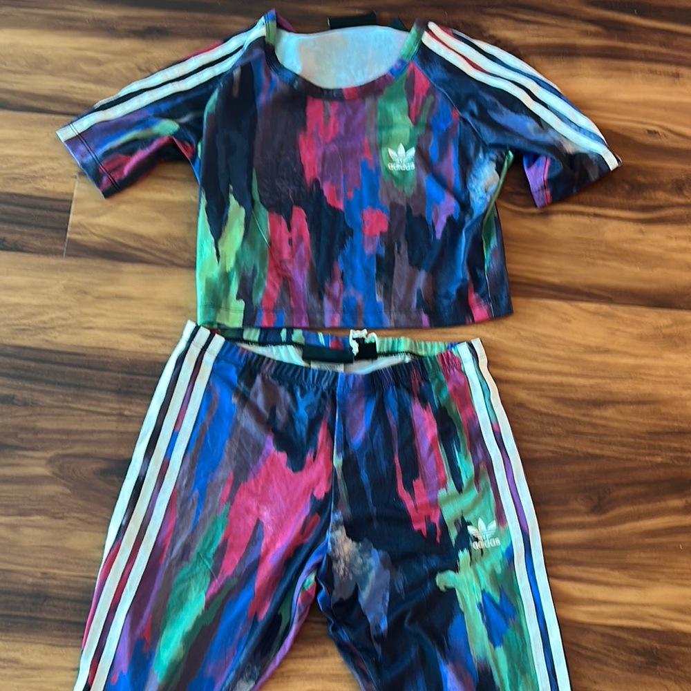 Adidas Multicolor Track Set - Picture 2 of 2